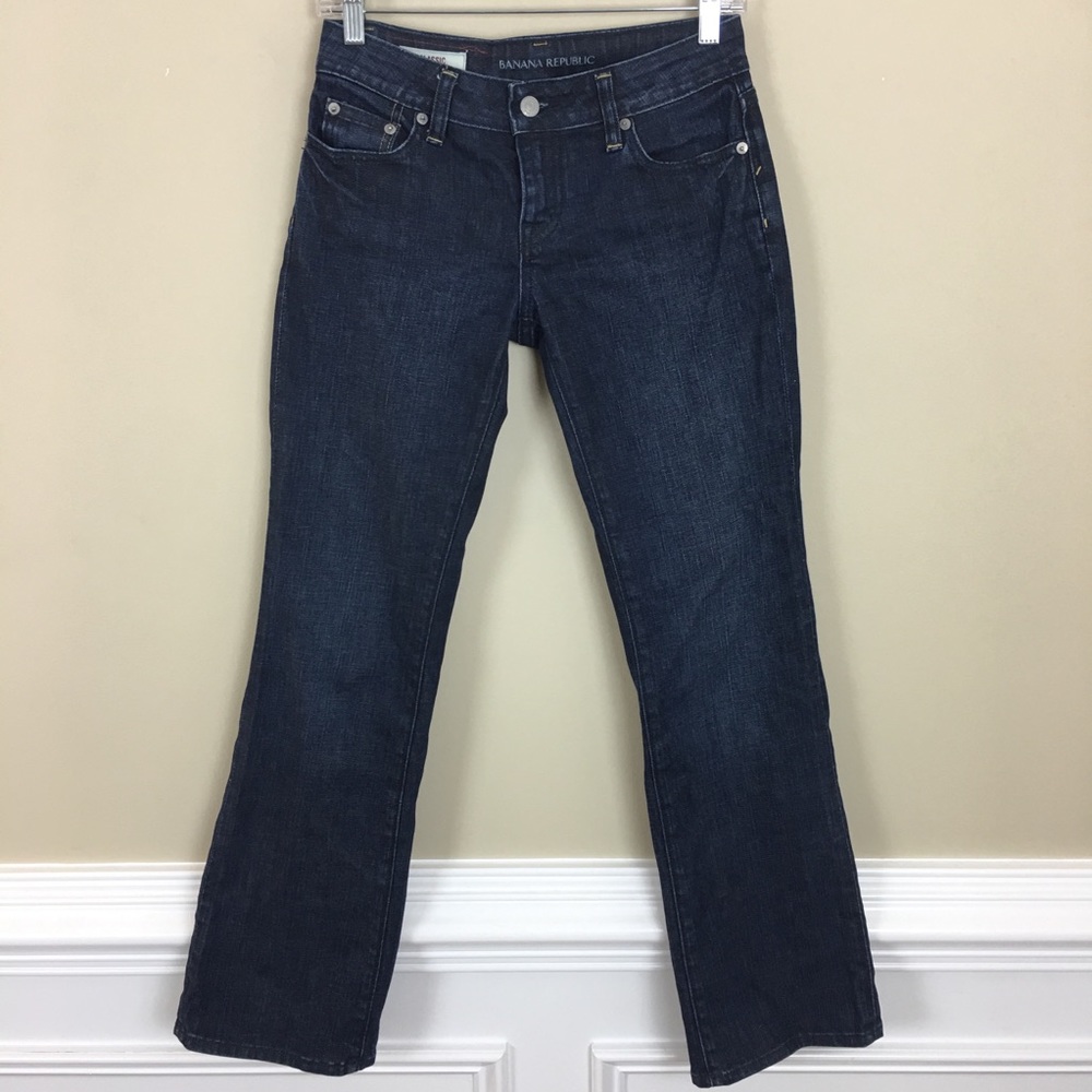 Banana Republic Classic Boot Cut Jeans Dark Wash